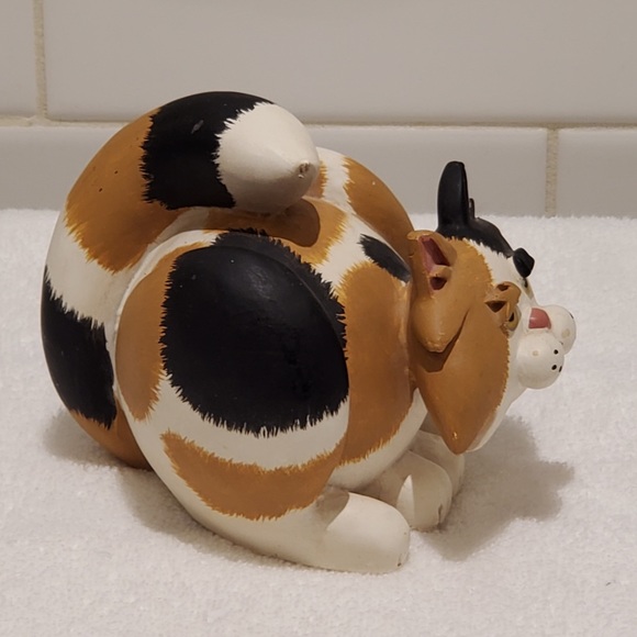 Ceramic Cat Figurine - Picture 2 of 8